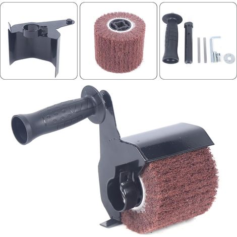 Angle Grinder M14 Burnishing Polishing Machine Accessories Polishing Wheel Drawing Machine 15 10cm Attachment Accessories Tool for Wood Electric Sander Polisher (1/5)