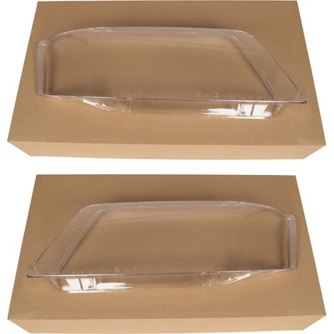 Juego de 2 cristales (lentes) para faros delanteros izquierdo y derecho del Audi A6 C5 97-01. (1/5)
