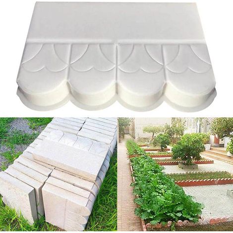 Moule À Ciment En Plastique Pour Jardin - Création De Allées Et Terrasses - Matériau Polypropylène Durable - Lot De 1 Pièce (1/5)