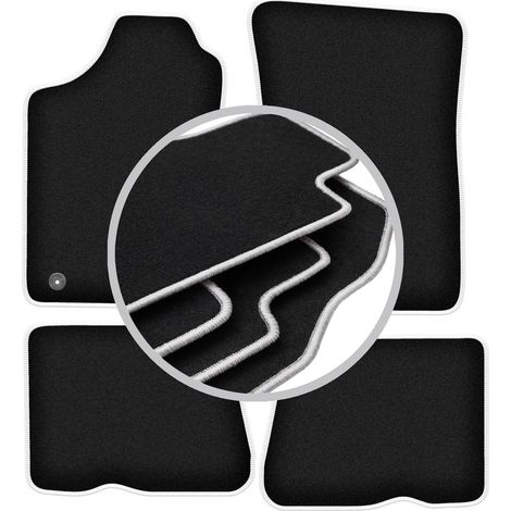 Tapis de sol Carlux argentés pour : Renault 19 cabriolet, hatchback, berline, chamade (1988-1996) (1/5)