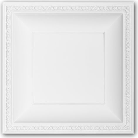 Ceiling tile 157004 Profhome Ceiling Decoration Wall panel Neo-Empire style white