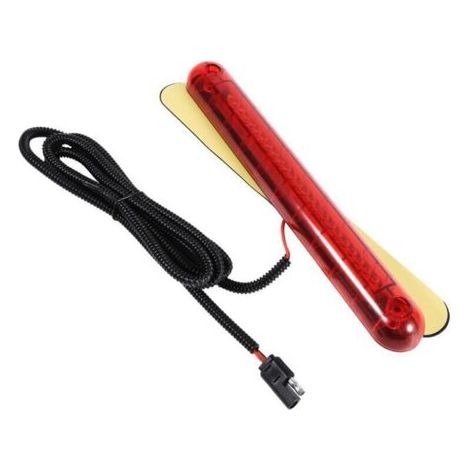 Universel Rouge 24 LED Voiture Montage Haut Troisième 3RD Frein Arrêt Feu Arrière Lampe 12V (1/5)