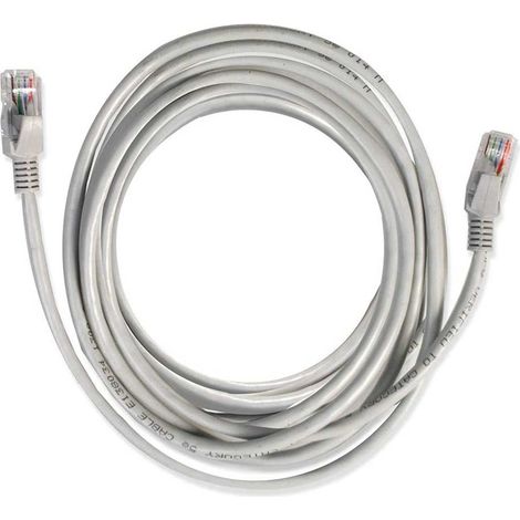 Cavo Rete LAN ethernet RJ45 Cat 5e utp prolunga 3 Metri cablato categoria 5 E CAT5