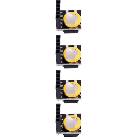 4 modules horloge RTC haute précision avec mémoire pour Raspberry Pi, lot de 4 pièces (1/5)