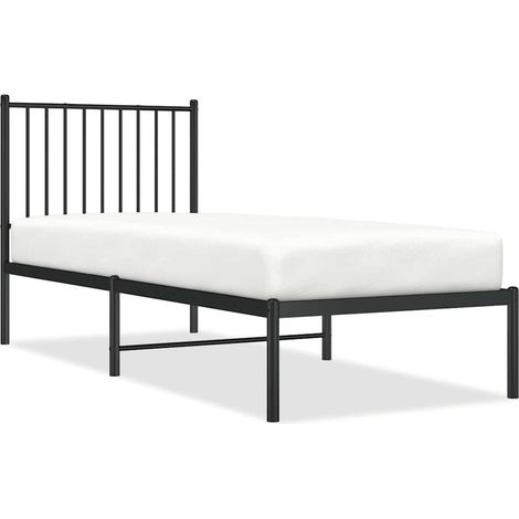 Maison Exclusive - Estructura cama sin colchón con cabecero metal (1/5)