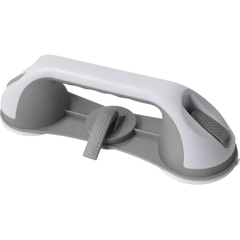 Poignée de douche, barre d'appui à ventouses, barres de maintien amovibles, accessoires de salle de bain compacts, idéaux pour adultes, personnes handicapées, à domicile, appartement, hôtel, baignoire (1/5)