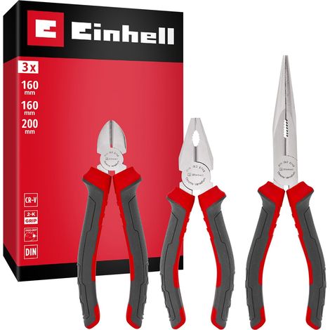 Ensemble de pinces EINHELL, 370530, 160/200 mm, 3 pièces (1/5)