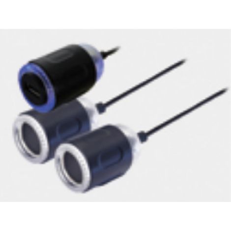 Adaptateur Allume-cigareUSB - 5V2.1A + 2x Allume-cigares F 12V4A - Noir