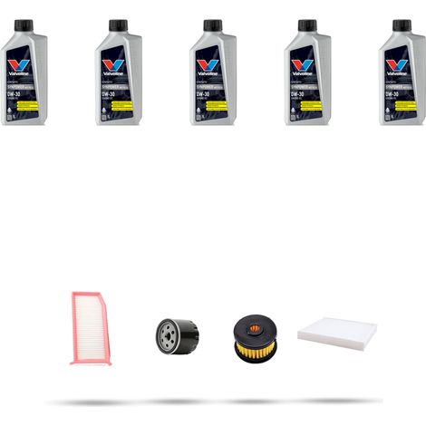 Kit tagliando 4 FILTRI e 5L OLIO compatibile con Dacia Duster II 1.6 Sce 80kw dal 2017 (1/5)