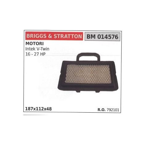 BRIGGS&STRATTON filtro de aire intek ELS V TWIN cortadora de césped cortadora de césped