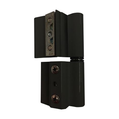 Sacchetto da 2 profilo cerniera 40/20 alluminio nero destro 68041 micel