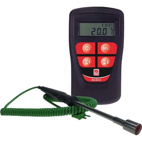 Thermomètre numérique RS PRO, 1 voie de mesure pour K, T ( Prix pour 1 ) (1/2)
