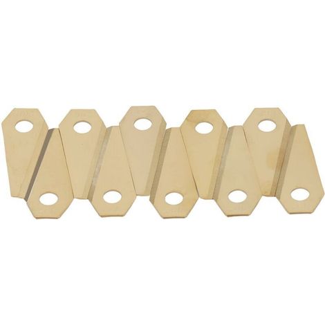 30 pièces Robot Tondeuse à Gazon Titane Robuste Pratique Robot Tondeuse Remplacement pour Bosch Indego Remplacement Robot Tondeuse à Gazon
