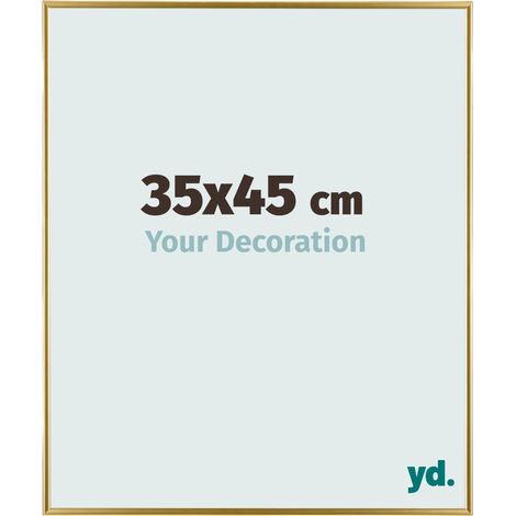 yd. - Cadre photo 35x45 - Or - Plastique - Evry