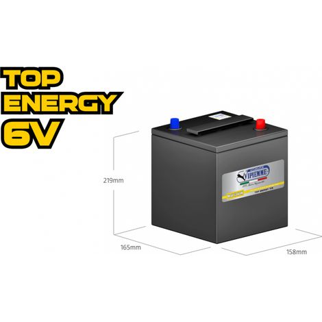 Batteria 6V 84AH mm.158x165x188/h 220H 480A-EN B352C