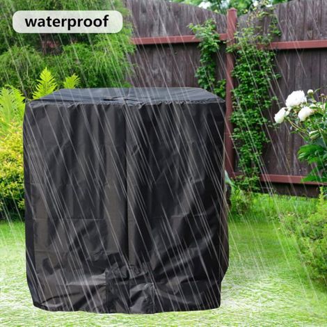 Housse pour réservoir IBC - - 1000 L (116 x 100 x 120) - Anti-UV - Imperméable - Cordon de serrage (1/5)