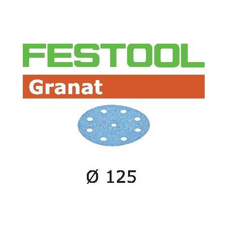 Festool Disco de lijar STF D125/8 P80 GR/50 Granat