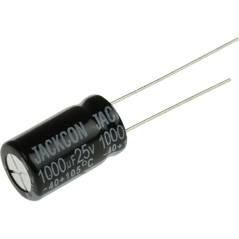 Condensateur RS PRO 1000µF, 25V c.c.