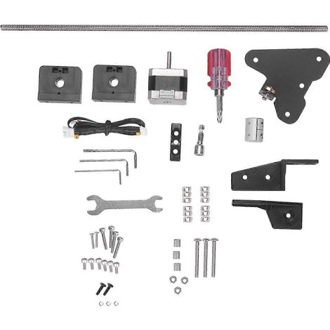 Kit de mise à niveau double axe Z avec vis mère et moteur pas à pas compatible avec les imprimantes 3D Ender-3, Ender-3 V2 et Ender-3 Pro (kns) (1/5)