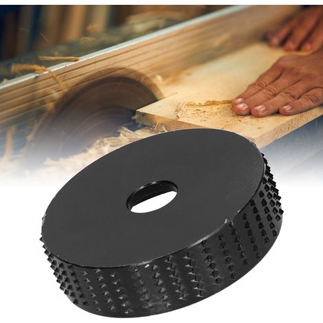 Accessoires pour meuleuse d'angle : disque de polissage à pointes de 75 mm de diamètre intérieur (16 mm), lime plate à angle droit. (1/5)