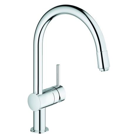 Grohe Minta Monomando de fregadero 1/2" HIGH Chrome, 32511000 (1/2)
