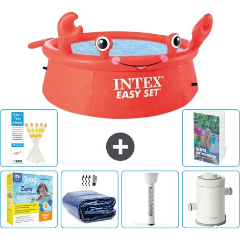Intex Piscina Easy Set Rotonda - Granchio - 183x51 cm - 7-pezzi  S10