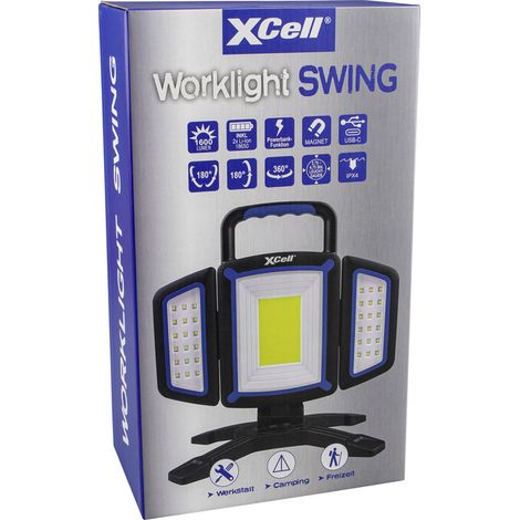 Lámpara portátil xcell 151274 sin cable recargable 1600 lúmenes
