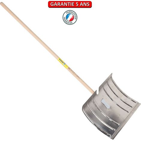 50 cm Aluminium-Schneeschieber, 1,30 m Stiel, Schneeräumgerät OUTILS PERRIN