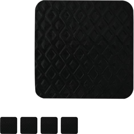 Tapis Antidérapant - Adhésif Auto-Collant En Polyester - Pour Tapis Intérieur Salon Chambre - 4 Pièces (1/5)