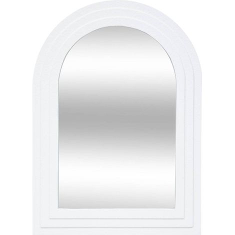 Spiegel Emily Holz - weiß - H.55 cm