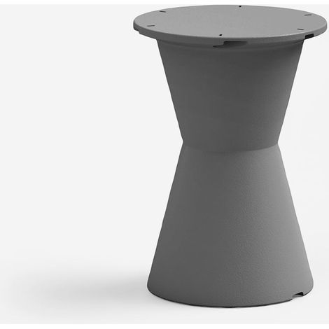 Runder Gartentisch aus Polyethylen im minimalistischen Design Dot - Eisen (1/3)