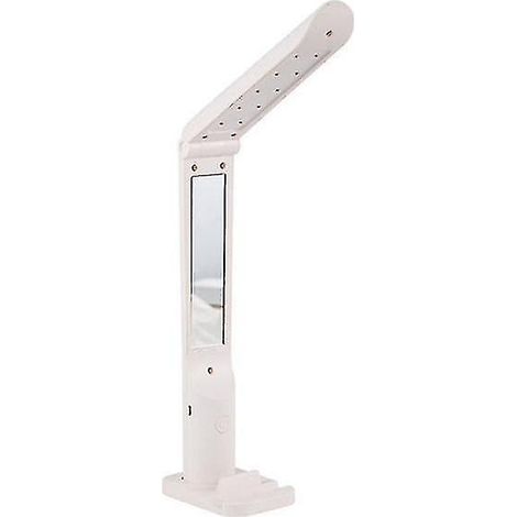 Lampe de bureau LED, lampe de lecture pliable avec protection oculaire, lampe de chevet rechargeable et (1/4)