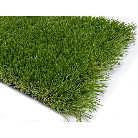 Gazon synthétique 45 mm – Rouleau 2 x 5 m – Densité 17.850 points/m2 – Poids 1.302 gr/m2 – Drainage 40l/min/m2 (1/5)