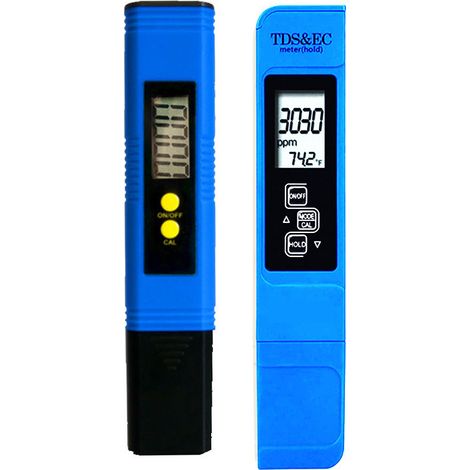 2-in-1 Wasserqualitätstester: Digitaler pH-Meter + TDS/EC-Stift, Präziser Analysator für Pool, Aquarium und Trinkwasser-lsw