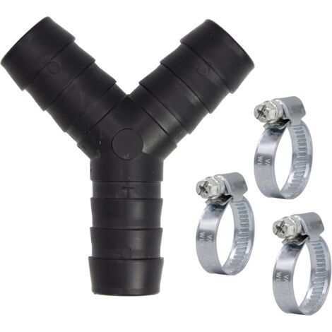 Drain hose extension for washing machine, with Y connector and 3 ways. (1/5)