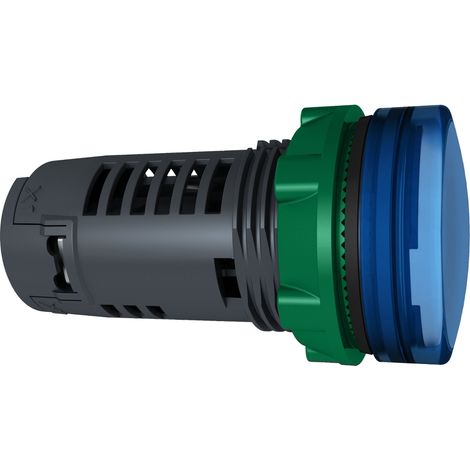 Lampada spia monoblocco blu Ø22 con led integrato 230-240 V - XB5EVM6