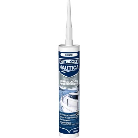 Adesivo Assemblaggi e Manutenzione Nautica Bianco SARATOGA