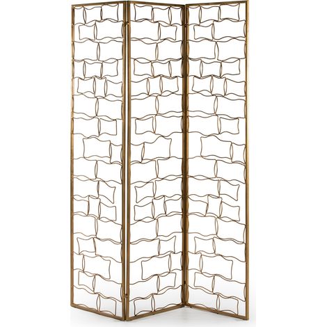 Paravent 153x2x183 Métal Doré (1/2)