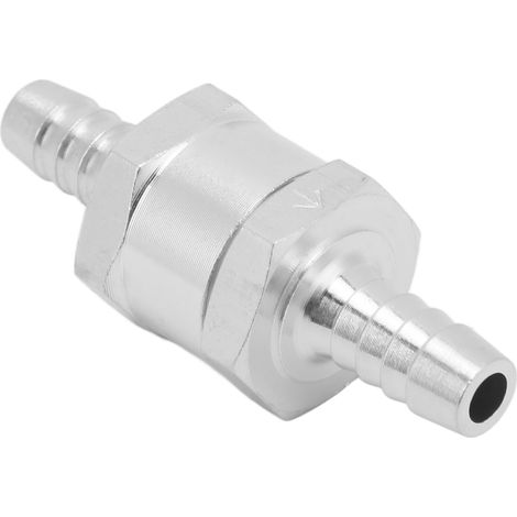Clapet Anti-Retour Unidirectionnel en Alliage d'Aluminium Universel pour Carburant Essence Gasoil Diesel Eau 8mm/0.32in (1/5)
