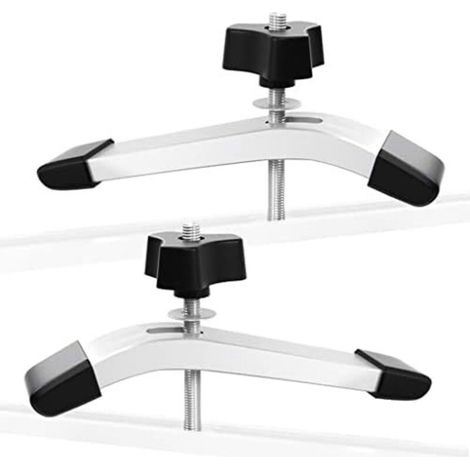 CSPARKV 2 Ensembles Rail T Track Pince de Serrage, T-Track Clamp T Track Jeu de Pinces a clamper de Maintien à Acier Allié Rapide, pour Outil de Travail du Bois T-Slot (2Pcs) (1/5)