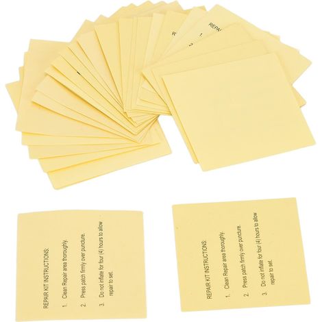 Rustine pour Piscine, 30 Pièces Autocollantes pour réparation de Piscine Patchs Étanche Flexible Autocollantes 5 x 5 cm pour tentes de Camping, Bateaux gonflables, Bateau en Caoutchouc (1/5)