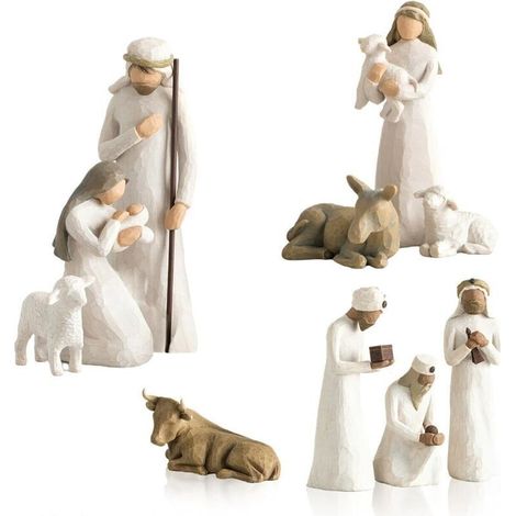 Crèche en résine Willow-Tree de 10 pièces (1/5)
