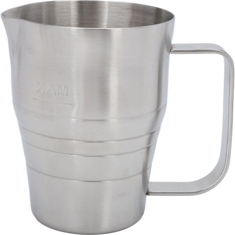 Tasse à lait inoxydable 700ml pour mousseur à lait, épaisse et durable pour café maison (1/5)