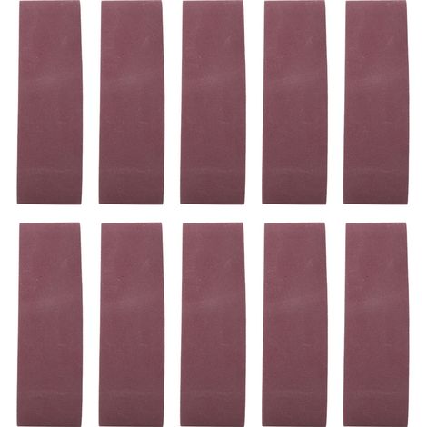 Ortviai Bande abrasive pour ponceuse à bande 533 x 75 mm, aluminium, grain 240, lot de 10 (1/5)