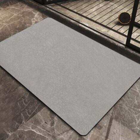 Tappetino da bagno antiscivolo, tappetino assorbente per il bagno, tappetino da bagno in diatomite, tappetino morbido ad asciugatura rapida per la doccia, tappetino assorbente per piatti in microfibra