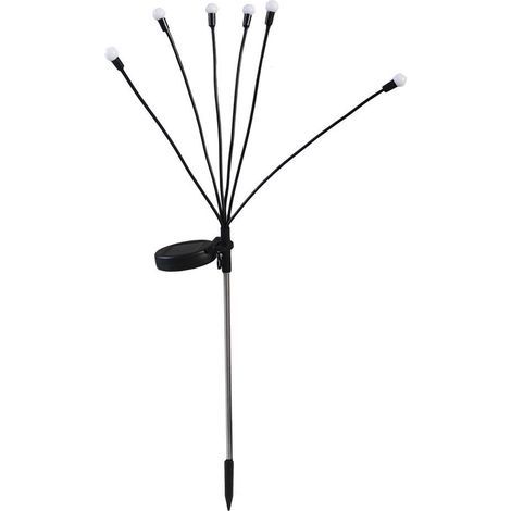 6-Head Waterproof Solar Floor Lamp, Decorative Garden Lighting for Patios - AquaForge (1/5)