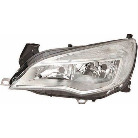 Phare avant gauche H7/H7/diurne chromé Opel Astra J phase 1 2010-2012