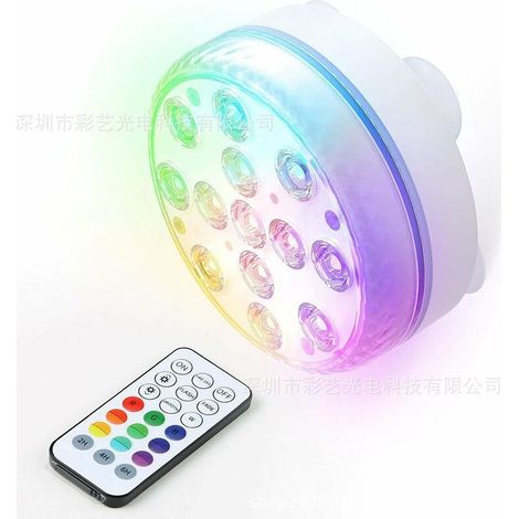 Accessoire d'éclairage pour spa Lay-Z-Spa : 7 lampes LED subaquatiques de couleurs différentes-AquaForge (1/5)