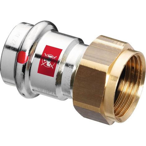 Viega Prestabo raccordo di collegamento, d 35mm, G 11/2 acciaio non legato, zincato modello 1163, 559212