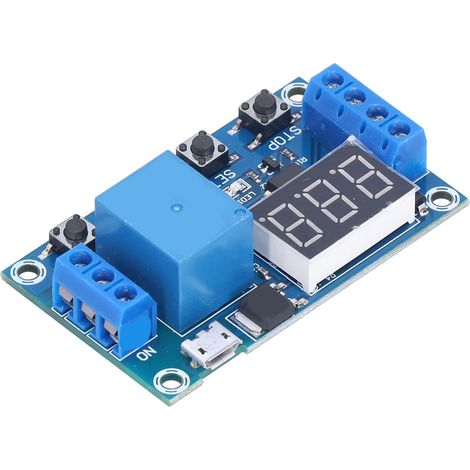Relaismodul DC 6–30 V, programmierbar, Verzögerung, Ausschaltzyklus, Timer, Trenntrigger, Optokoppler, Schalter, Relaisplatine (1/5)